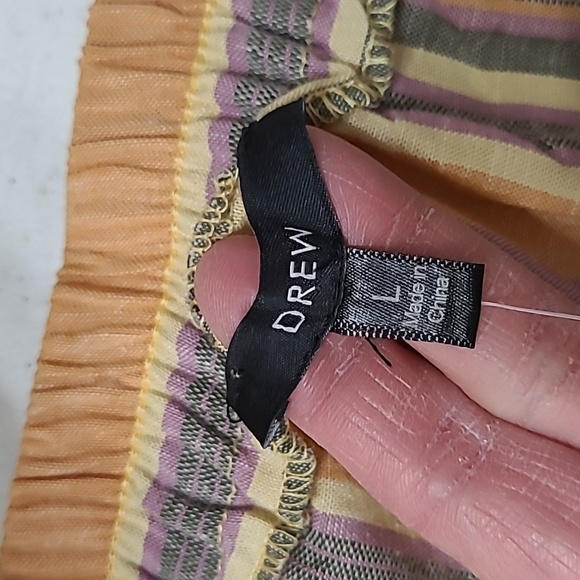 NWT DREW Whitney Split Tulip Linen Blend Pants in Agave size Large - Picture 5 of 10